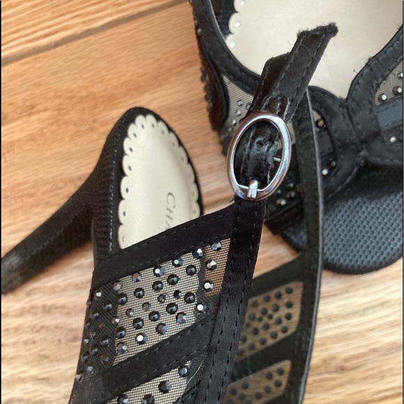 Prom Heels Charter Club Alexiaa Beautiful Womens Evening Size 8 Black lace - Picture 7 of 10